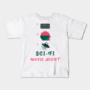 Sci-Fi Movie Night Kids T-Shirt